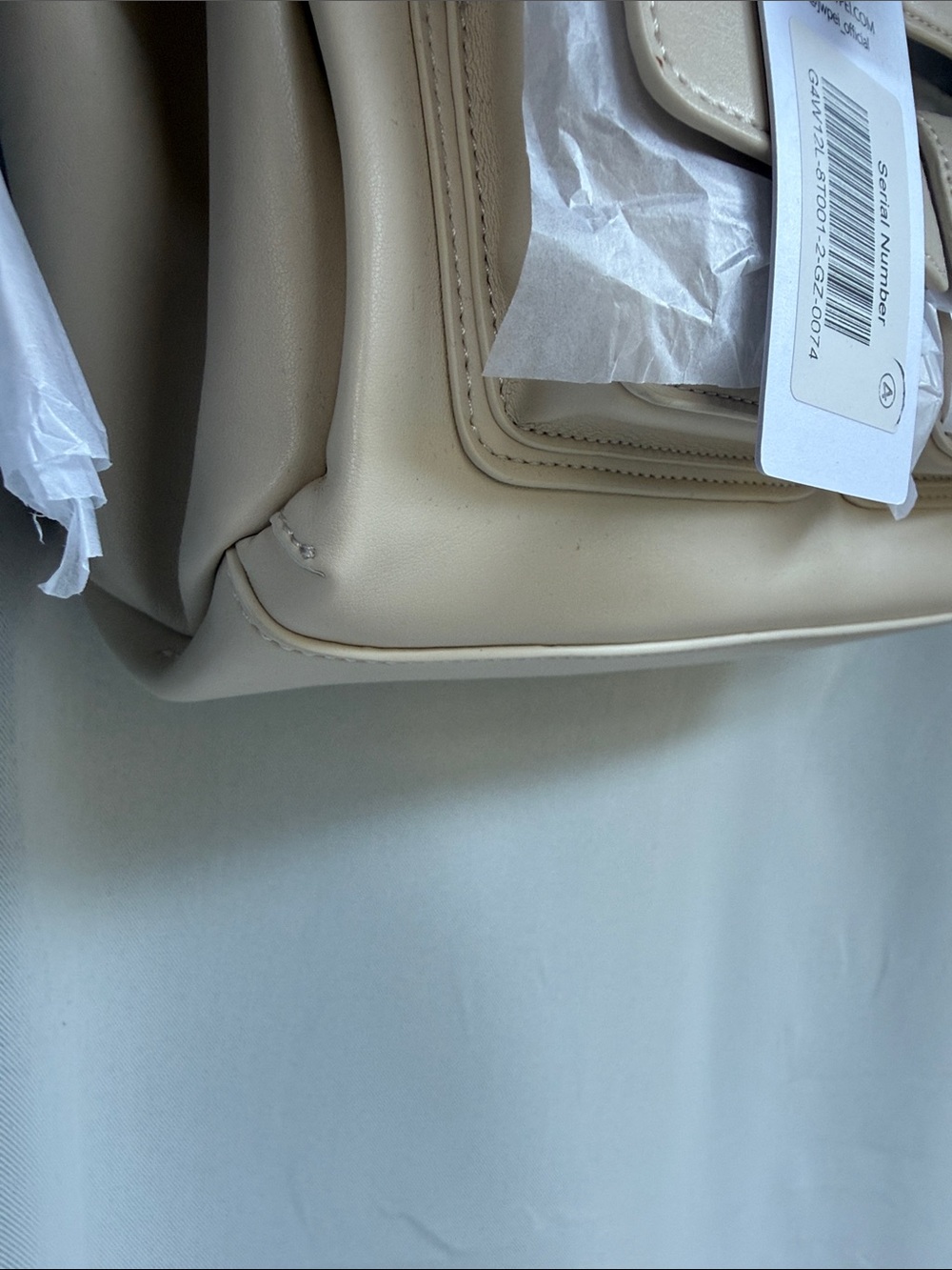 JW PEI Cream Multi-Pocket Shoulder Tote - Picture 3 of 5